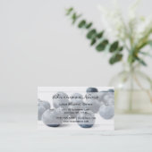 Fresh and Modern Blueberries Business Card (Standing Front)