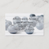 Fresh and Modern Blueberries Business Card (Front)