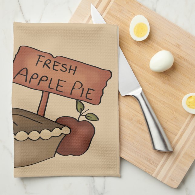 Fresh Apple Pie Kitchen Towel (Quarter Fold)