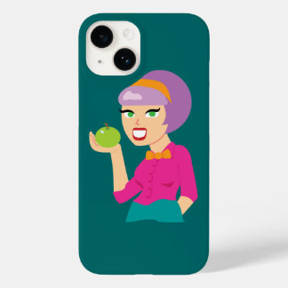Fresh Apple Retro Nutritionist Case-Mate iPhone 14 Case