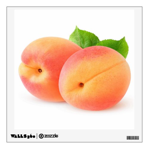 Fresh apricots wall decal