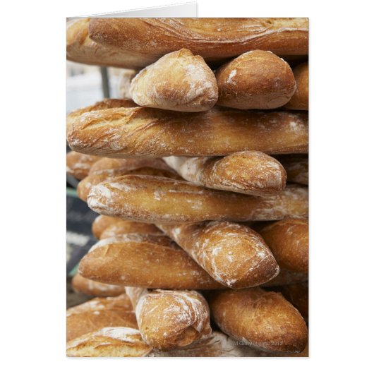 Fresh artisan baguettes cards (Front)