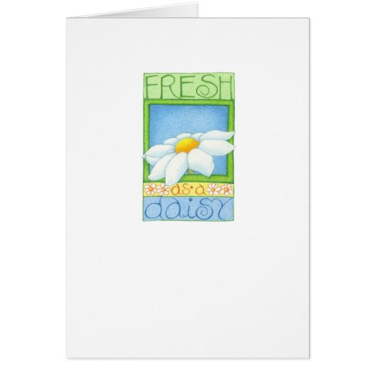 Fresh as a Daisy Card (Front)