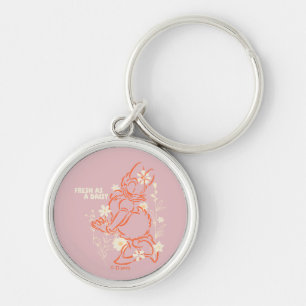 Fresh as a Daisy Minimalist Floral Graphic Keychain