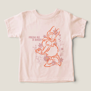 Fresh as a Daisy Minimalist Floral Graphic Toddler T-shirt