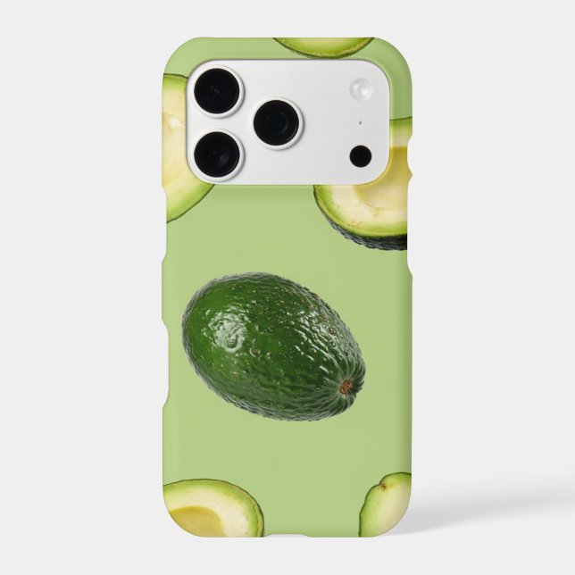 Fresh Avocado Pattern  Iphone Case (Back)