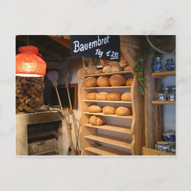 Fresh Backed Bread Postcard (Front)