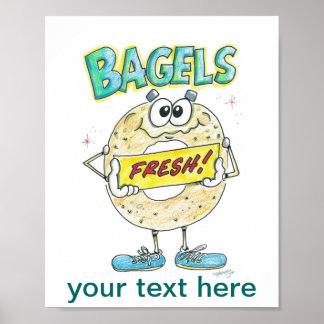 Fresh Bagel Sign