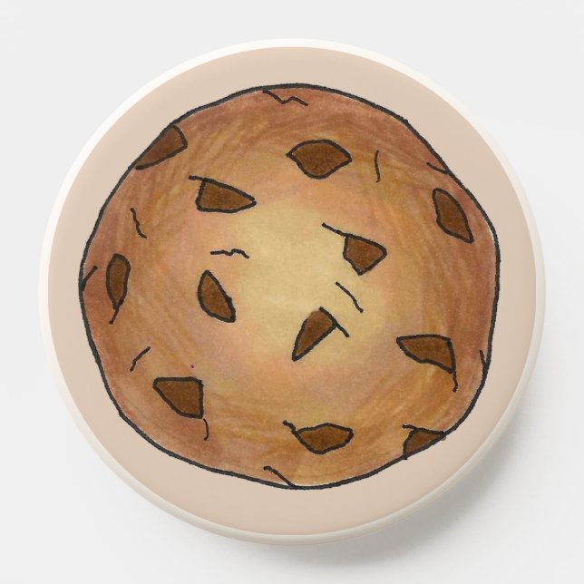 Fresh Baked Chocolate Chip Cookie Bakery Foodie PopSocket (Popsocket)