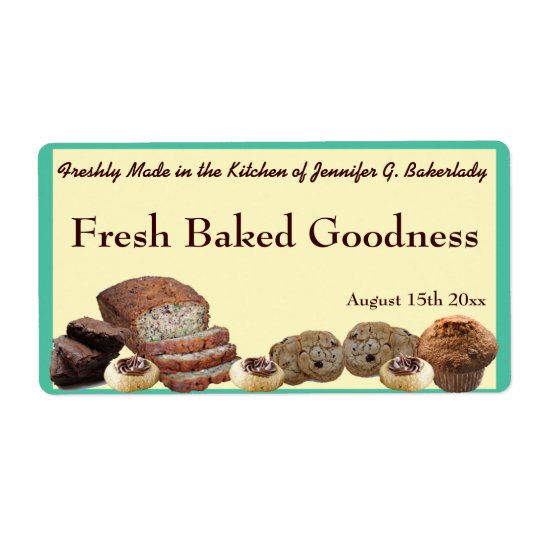 Fresh Baked Goods Variety Packaging Version 2 Label
