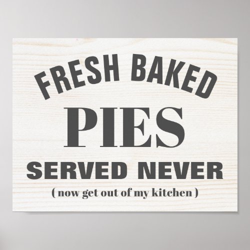 Fresh Baked Pies Cheeky Version Poster