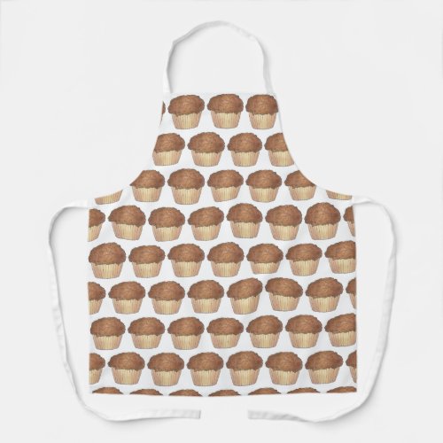 Fresh Baked Streusel Crumb Muffin Bake Sale Foodie Apron