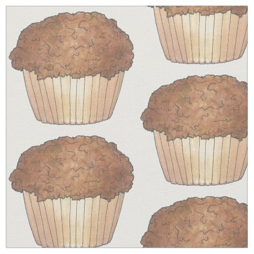 Fresh Baked Streusel Crumb Muffin Bake Sale Foodie Fabric