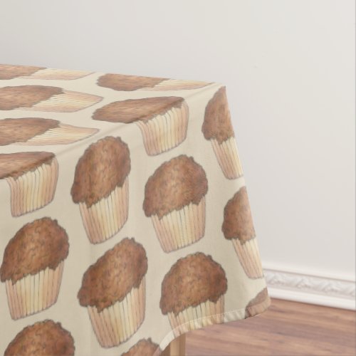 Fresh Baked Streusel Crumb Muffin Bake Sale Foodie Tablecloth