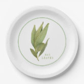 Fresh Greens Botanical Paper Plates 9 | 8ct