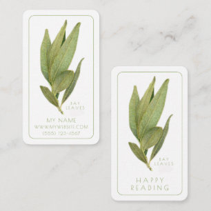 FRESH BAY LEAVES Business Bookmarks - 3.5x2 Card 