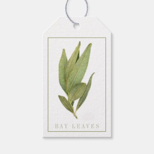 Fresh Bay Leaves Gift Tags