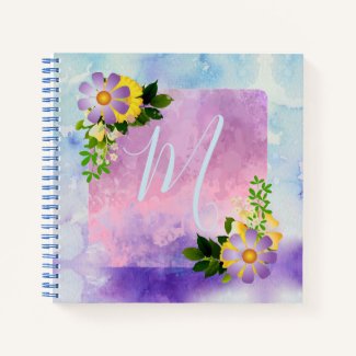 Fresh Beautiful Spring Flowers Notebook