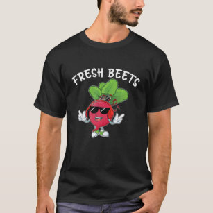 Fresh-Beets - Funny 'Cool Beetroot Headphone Music T-Shirt
