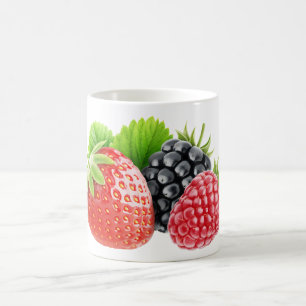 Fresh berries coffee mug