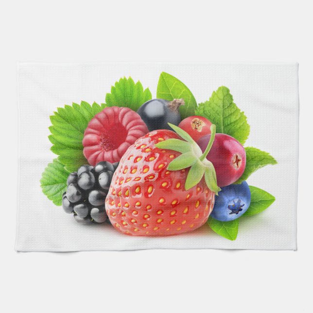 Fresh berries towel (Horizontal)