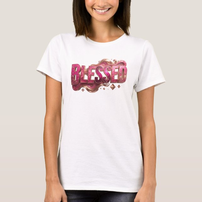 Fresh BLESSED Graphic Tee Design (Front)