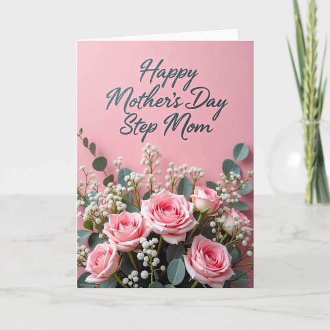 Fresh Blooms Mothers Day Card (Front)