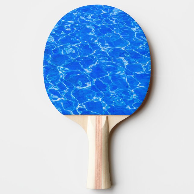 Fresh Blue Water Ping-Pong Paddle (Back)