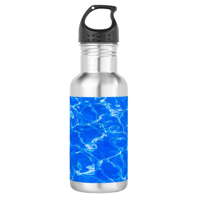 Fresh Blue Water Water Bottle (Front)