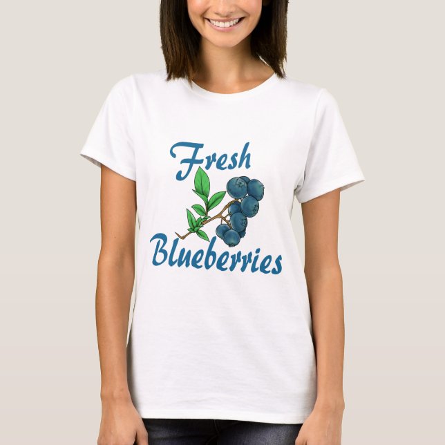fresh blueberries T-Shirt (Front)