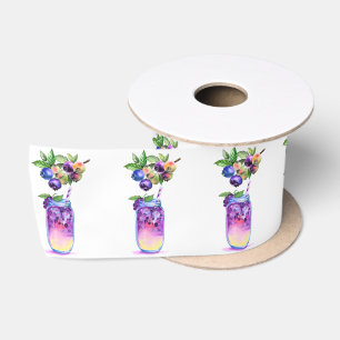 Fresh Blueberry Drink Ribbon
