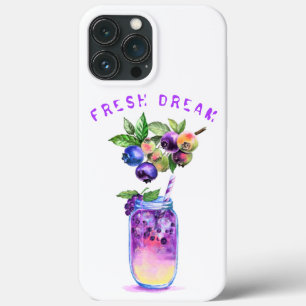 Fresh Blueberry Juice Cool Drink iPad Case
