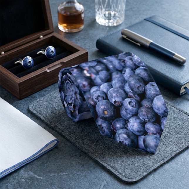 Fresh Blueberry  Neck Tie (Creator Uploaded)
