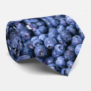 Fresh Blueberry  Neck Tie