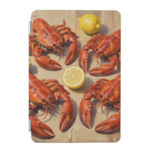 Fresh Boiled Lobster Lemon Newspaper Feast iPad Mini Cover