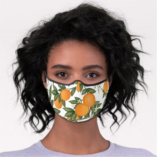 Fresh Botanical Citrus Orange Clementine Premium Face Mask