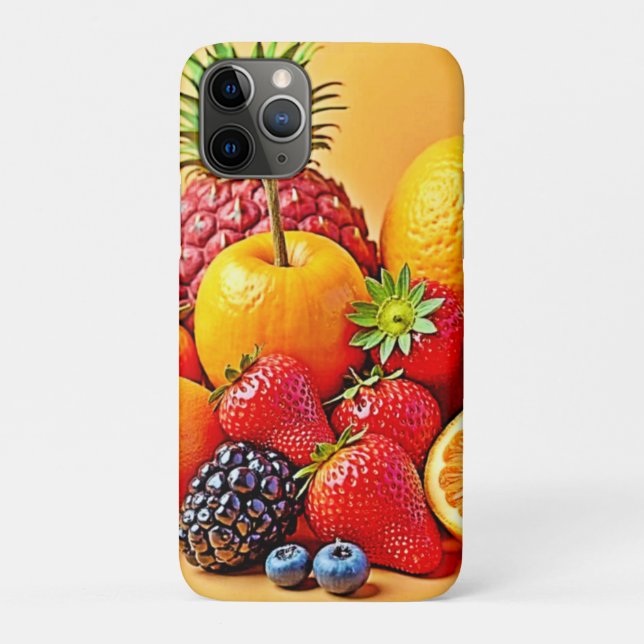 Fresh Bounty: Vibrant Fruit Harvest Design  Case-Mate iPhone Case (Back)