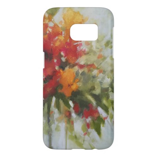 Fresh Bouquet Flowers Watercolor Artwork Floral Samsung Galaxy S7 Case