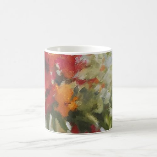 Fresh Bouquet Flowers Watercolor Artwork Floral Coffee Mug