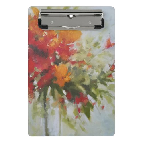 Fresh Bouquet Flowers Watercolor Artwork Floral Mini Clipboard