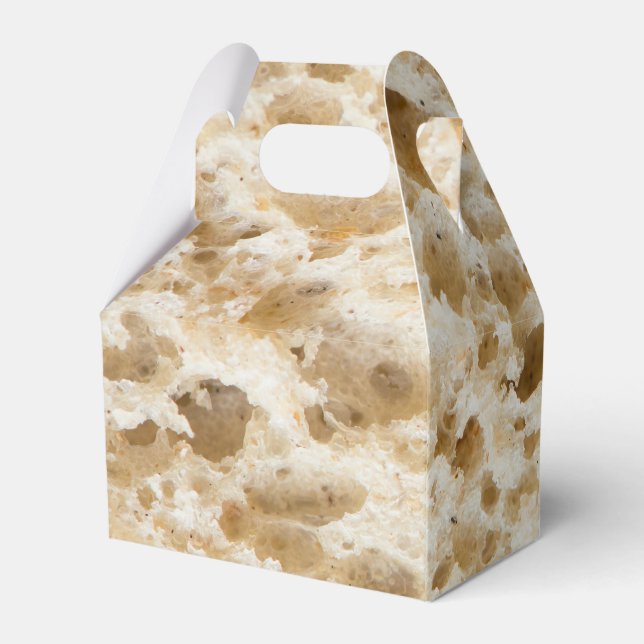Fresh bread pattern favor boxes (Back Side)