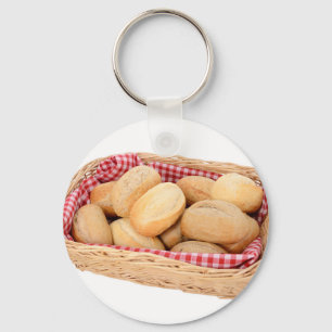 Fresh bread rolls keychain
