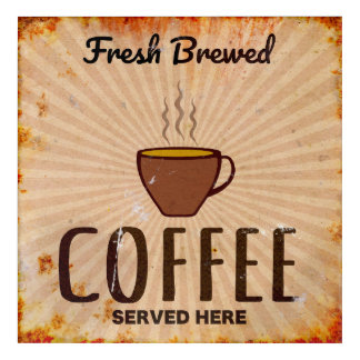 Fresh brewed Coffee Acrylic Print