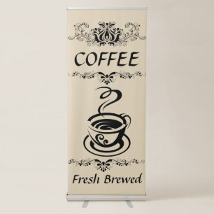 Fresh Brewed coffee shop sales banner