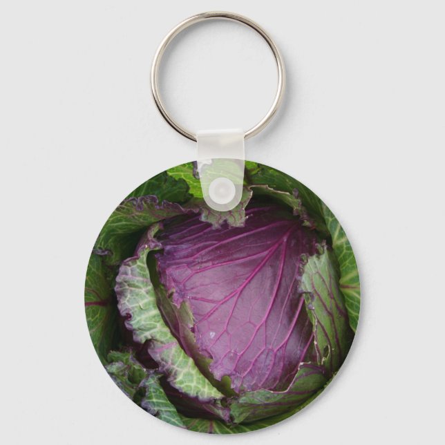 Fresh Cabbage Keychain (Front)