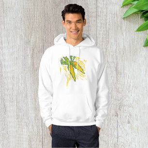 Fresh Carrot Colorful Vegetable Art Hoodie