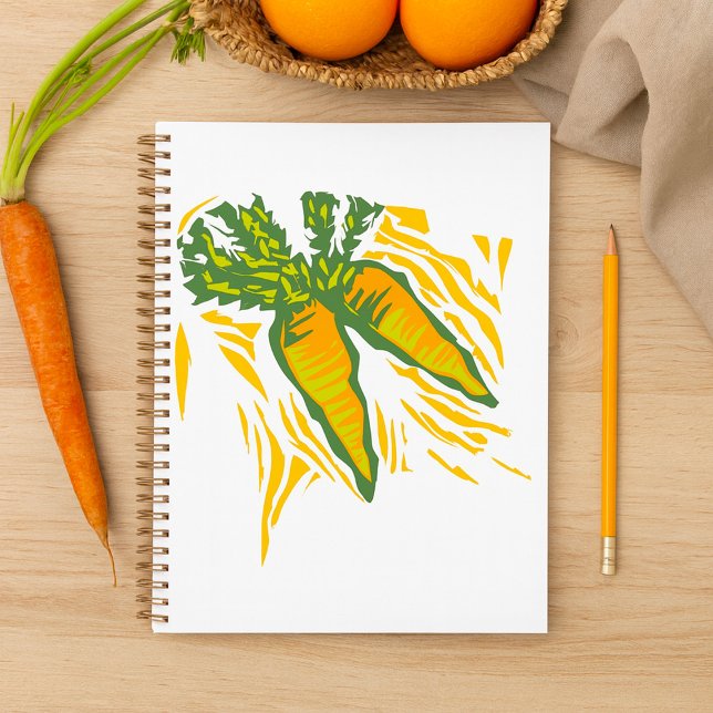 Fresh Carrot Colorful Vegetable Art Planner (Creator Uploaded)