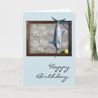 Fresh Catch of the Day Card
