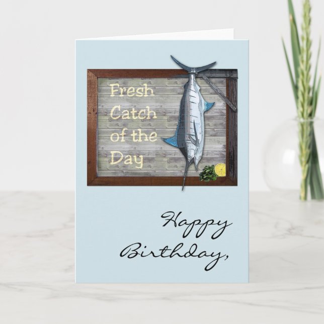 Fresh Catch of the Day Card (Front)
