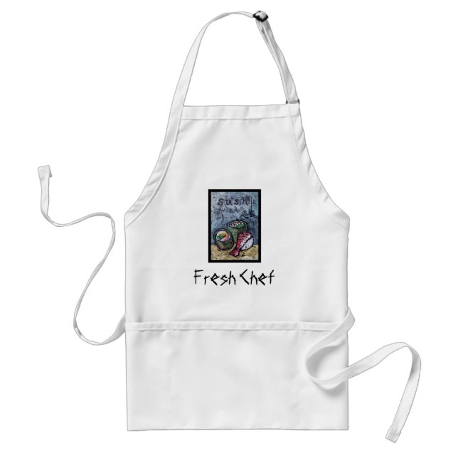 Fresh Chef * Sushi Adult Apron (Front)
